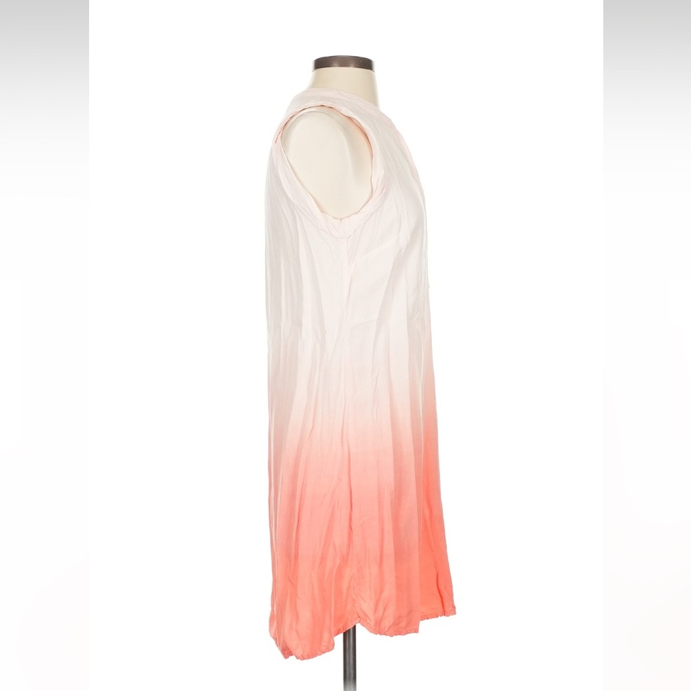 Splendid White to Coral Ombre Mini Dress - Picture 5 of 9